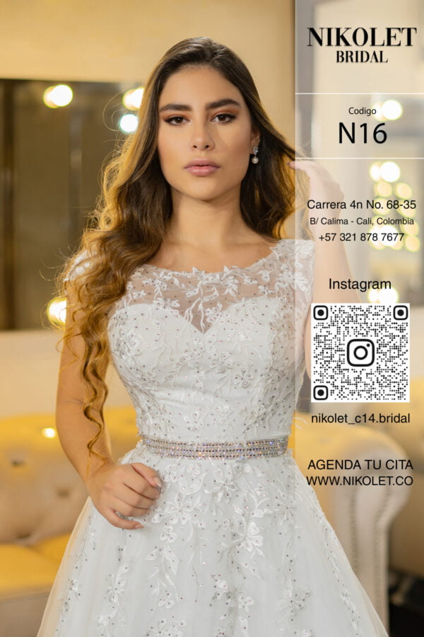 Vestido blanco N16 - Image 5