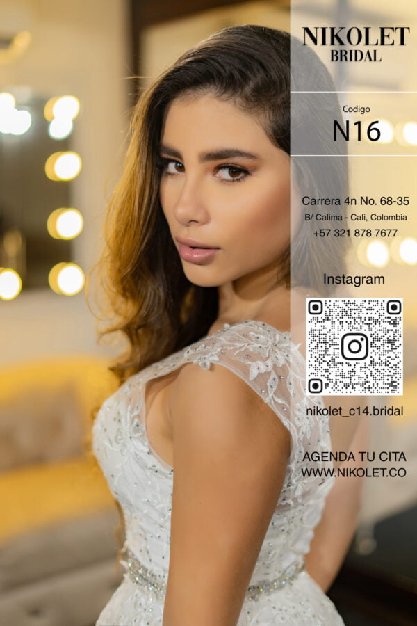 Vestido blanco N16 - Image 3