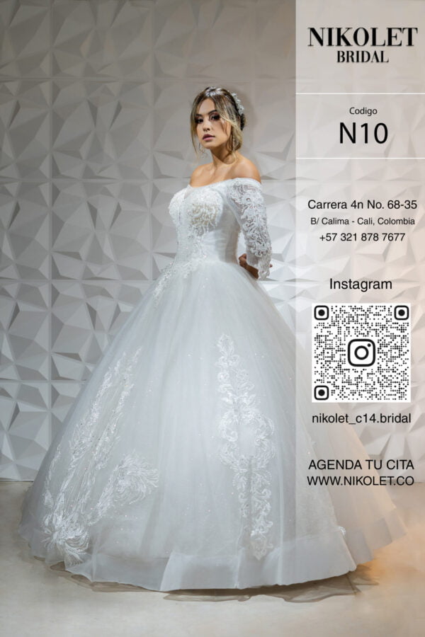 Vestido blanco N10 - Image 4
