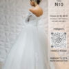 Miniatura de Vestido blanco N10