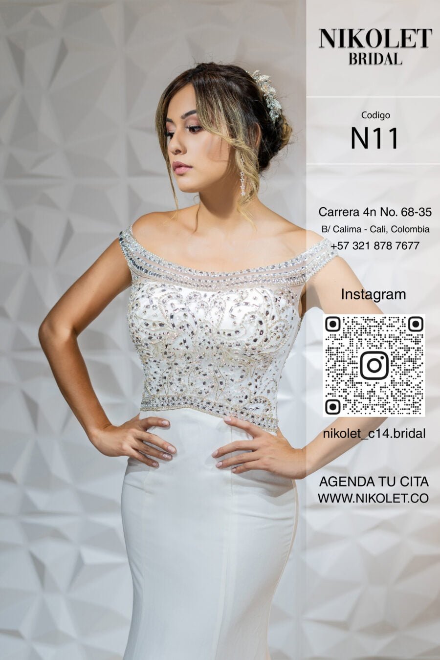Vestido blanco N12