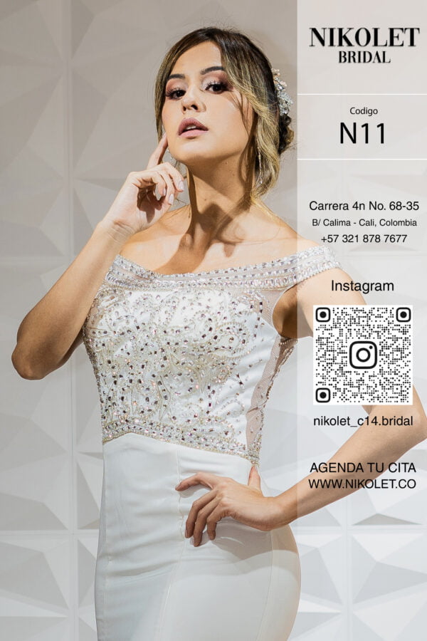 Vestido blanco N12 - Image 5