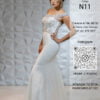 Miniatura de Vestido blanco N12