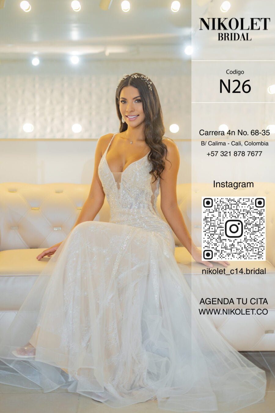 Vestido blanco N26