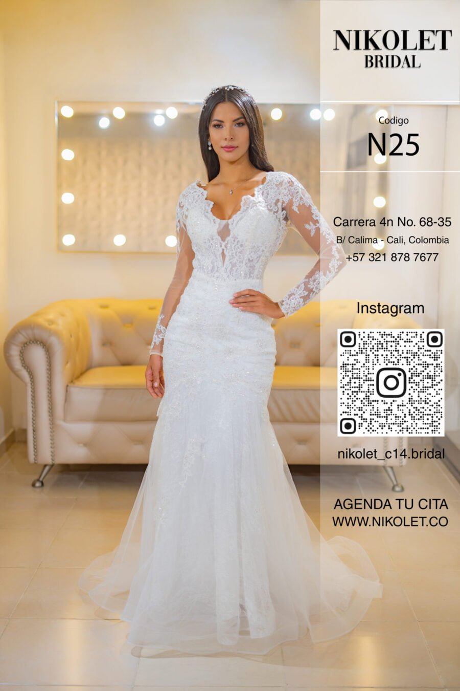 Vestido blanco N25