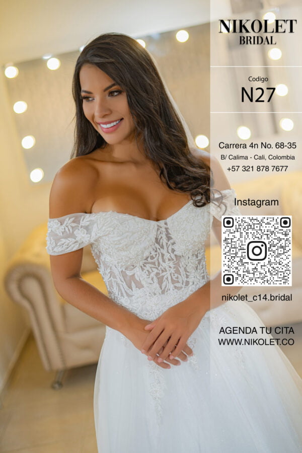 Vestido blanco N27 - Image 5