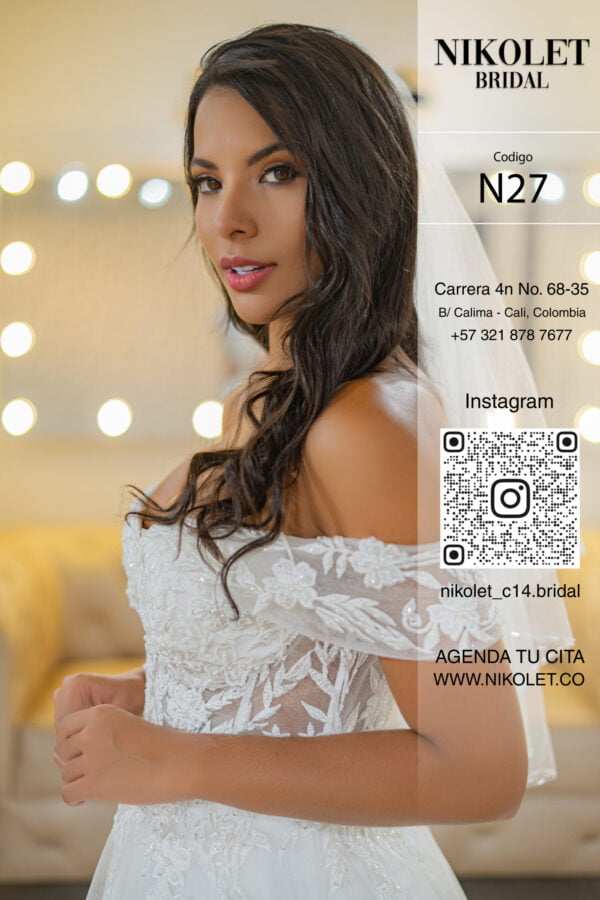 Vestido blanco N27 - Image 4
