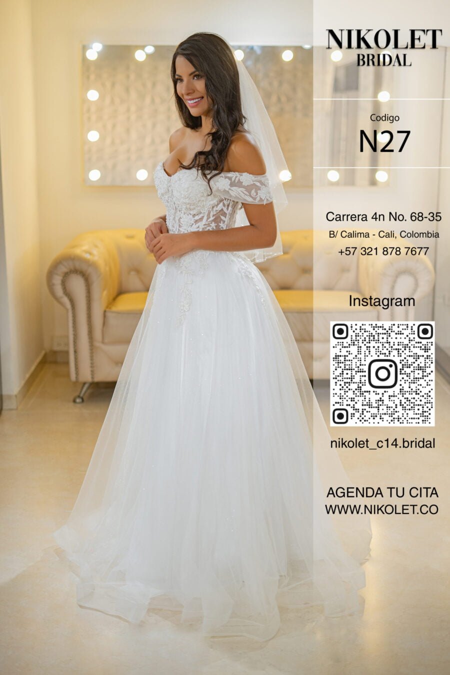 Vestido blanco N27