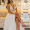 Miniatura de Vestido blanco N28