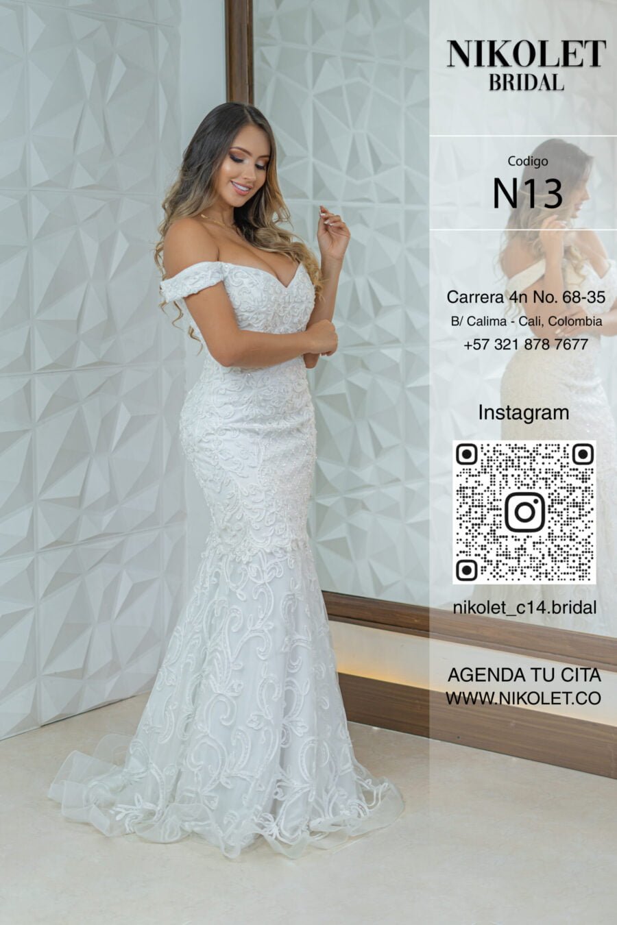 Vestido blanco N13