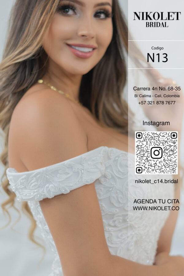 Vestido blanco N13 - Image 4
