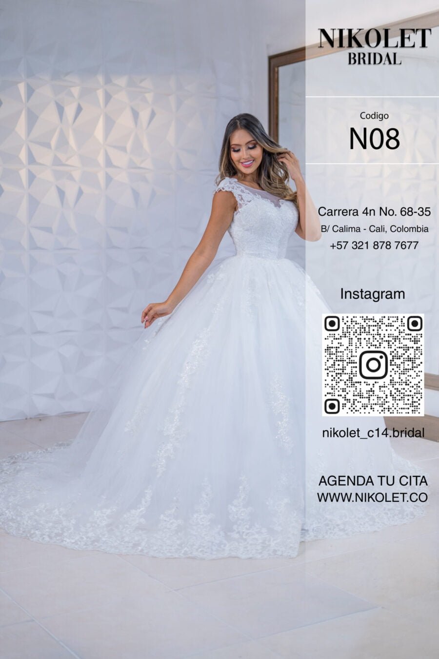 Vestido blanco N08