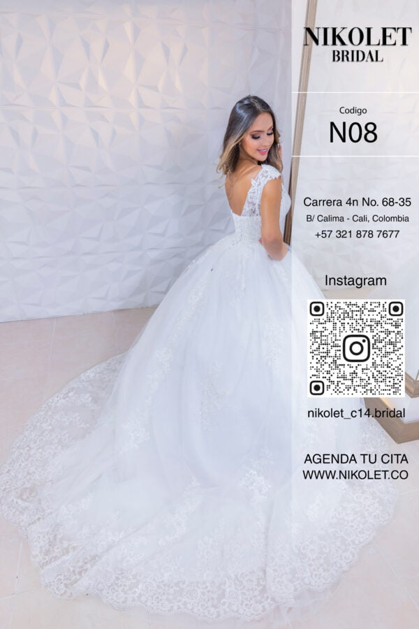 Vestido blanco N08 - Image 4