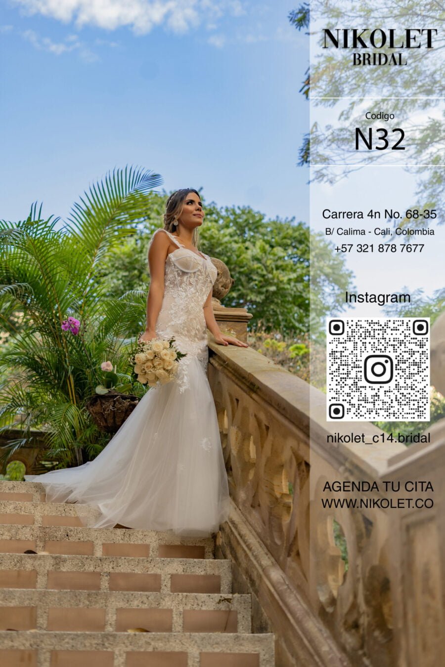 Vestido blanco N32