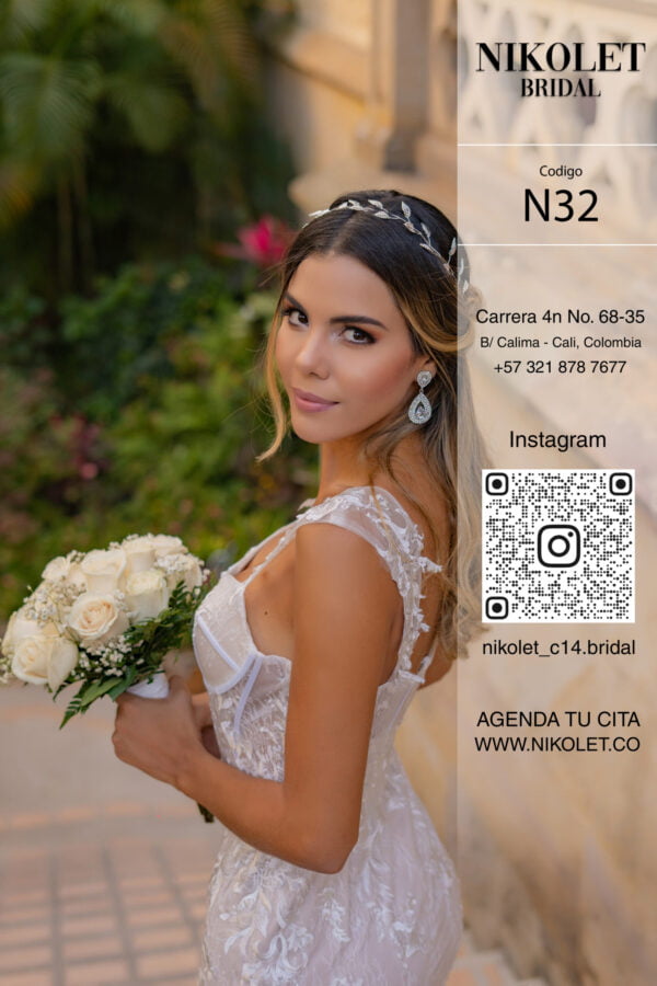 Vestido blanco N32 - Image 5