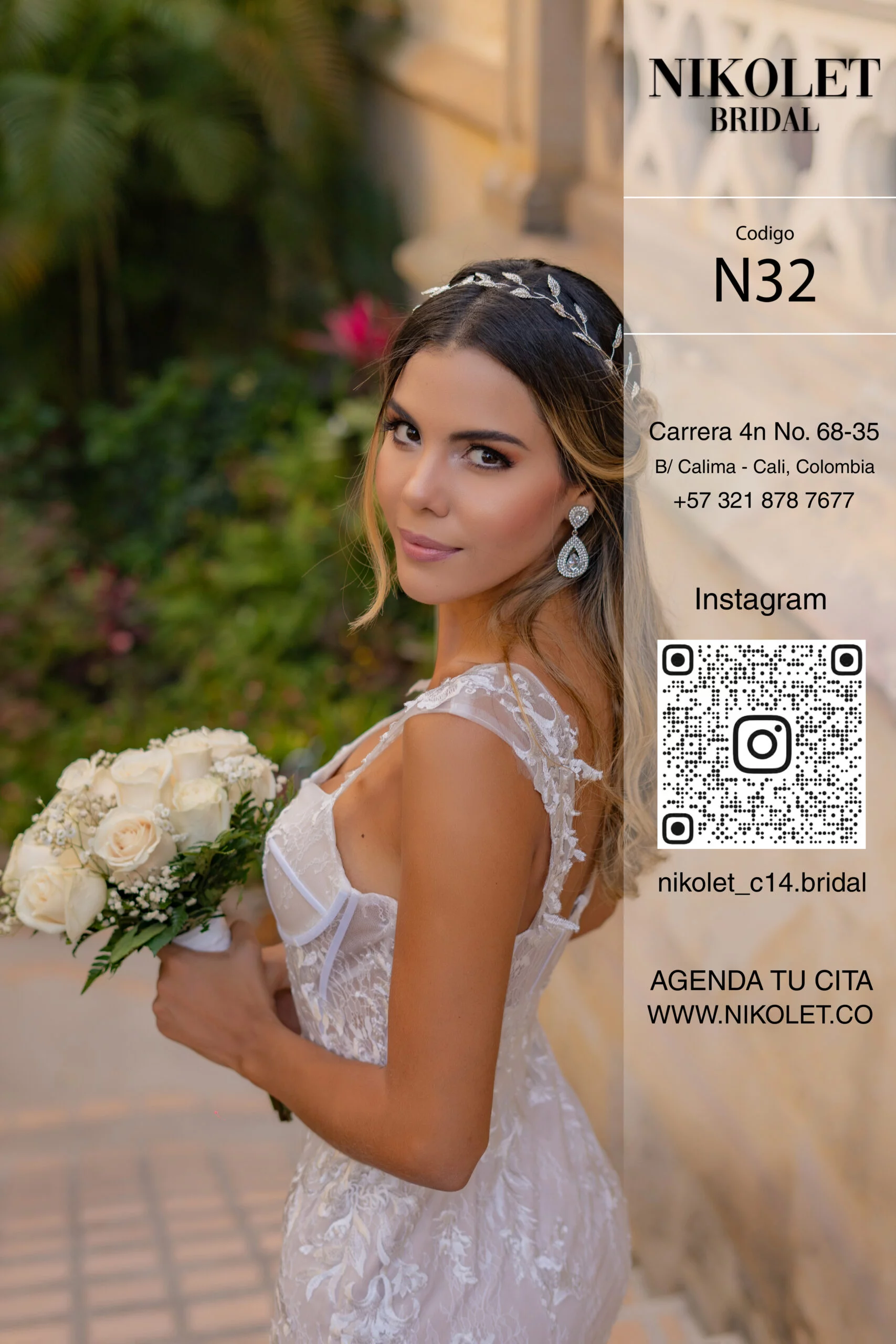 Vestido blanco N32 - Image 5