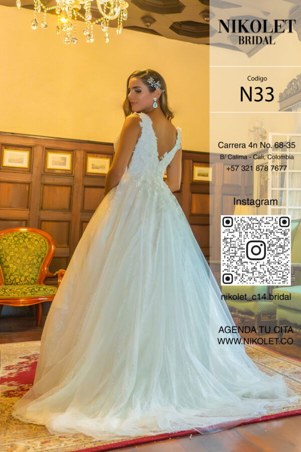 Vestido blanco N33 - Image 5
