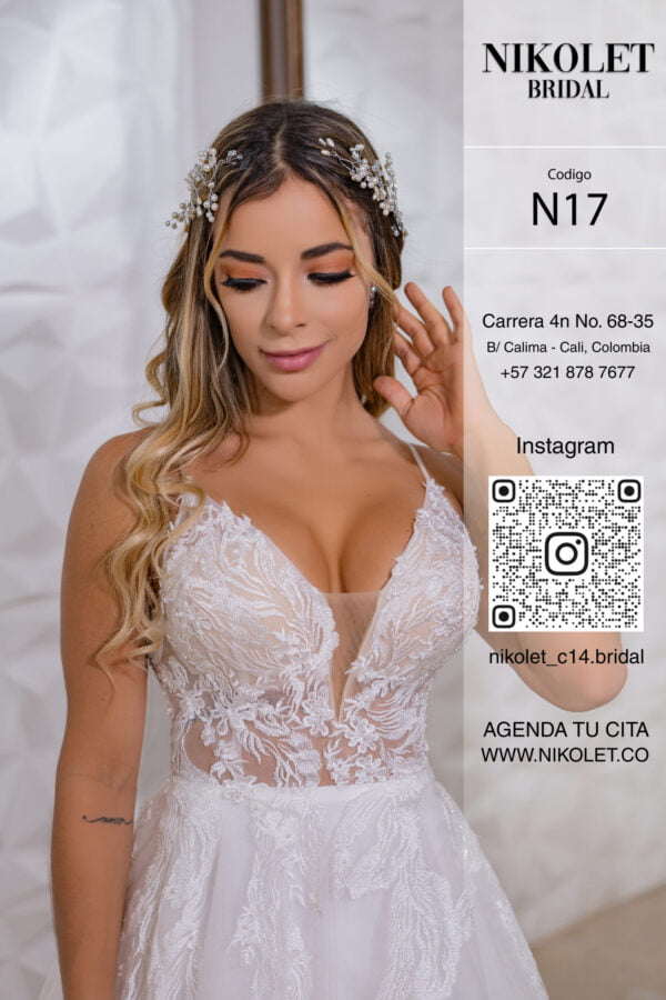 Vestido blanco N17 - Image 4