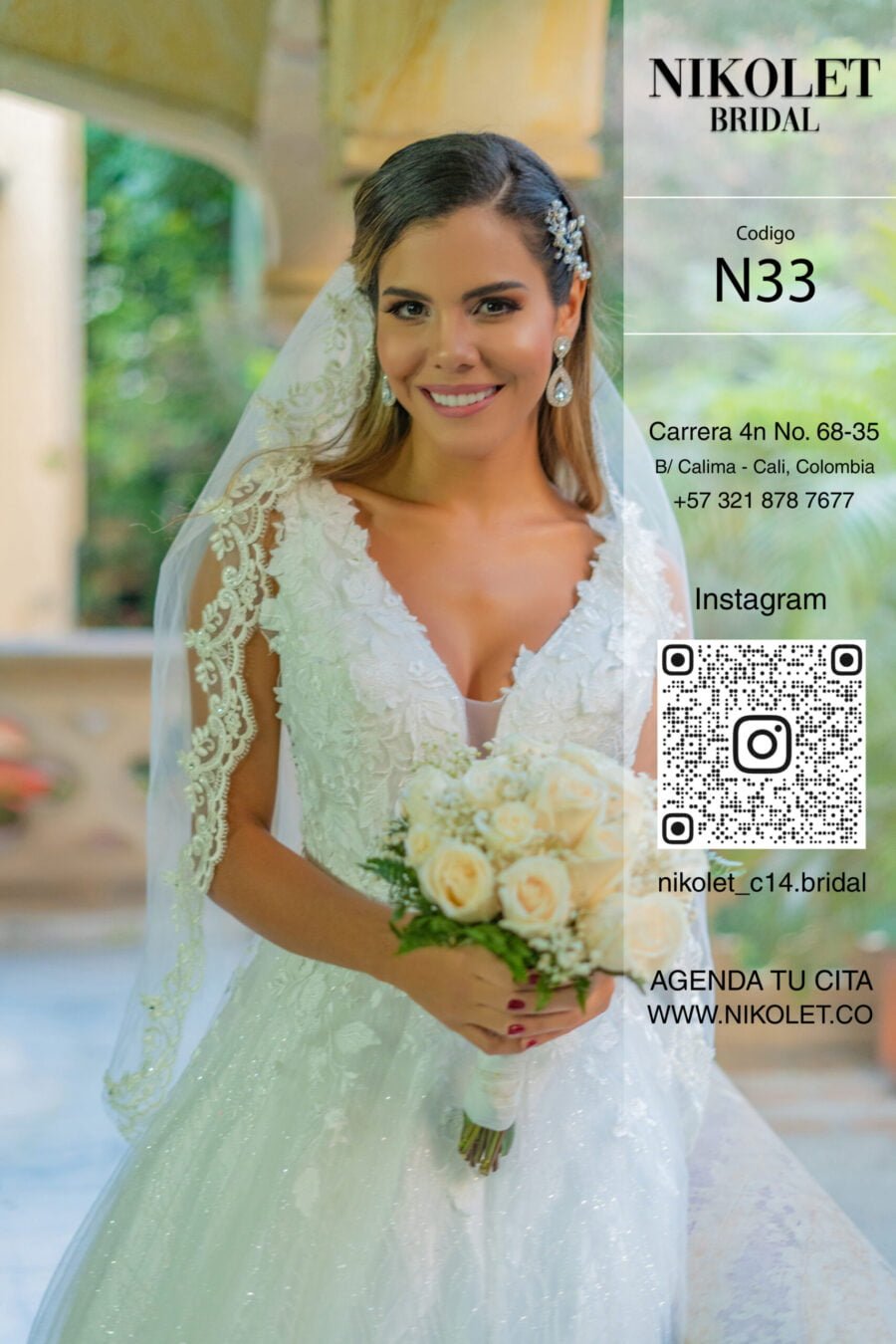 Vestido blanco N33
