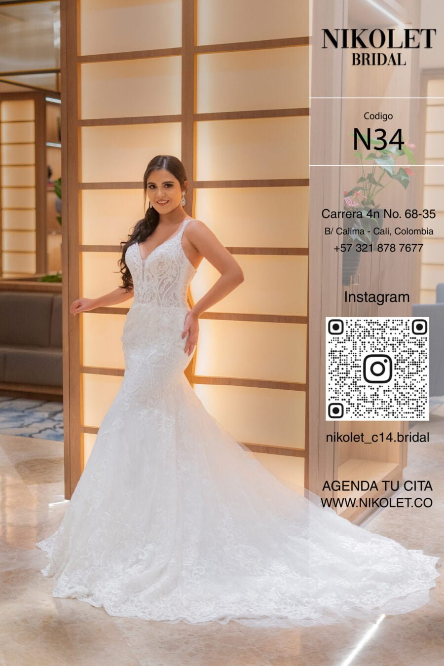 Vestido blanco N34