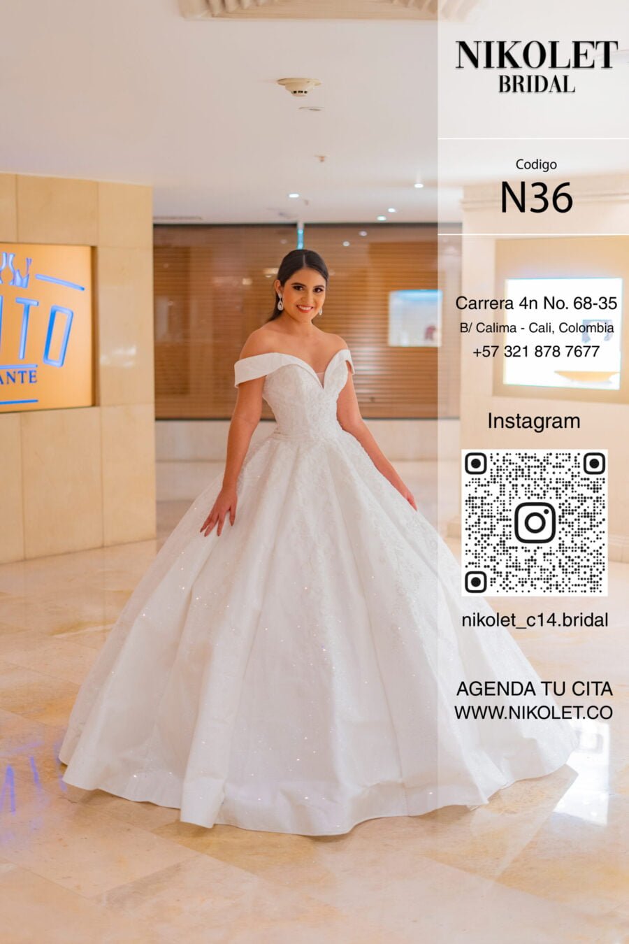 Vestido blanco N36