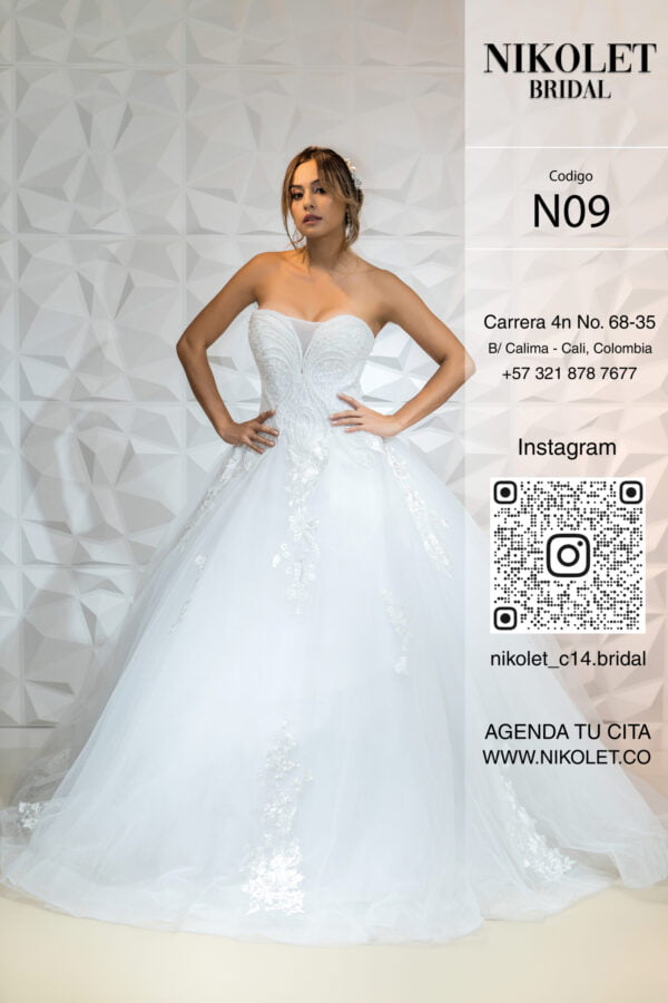 Vestido blanco N09 - Image 2