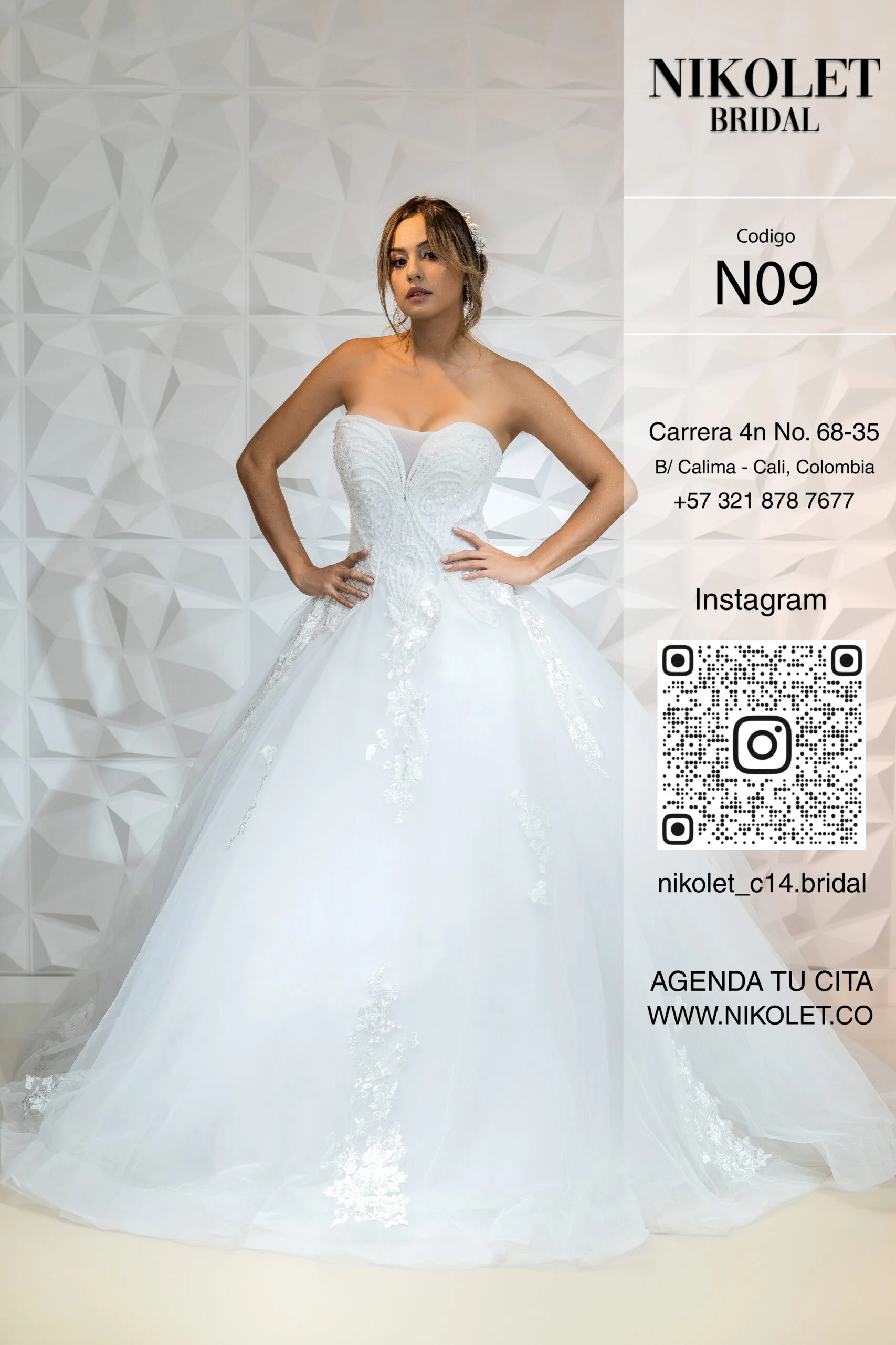 Vestido blanco N09 - Image 2