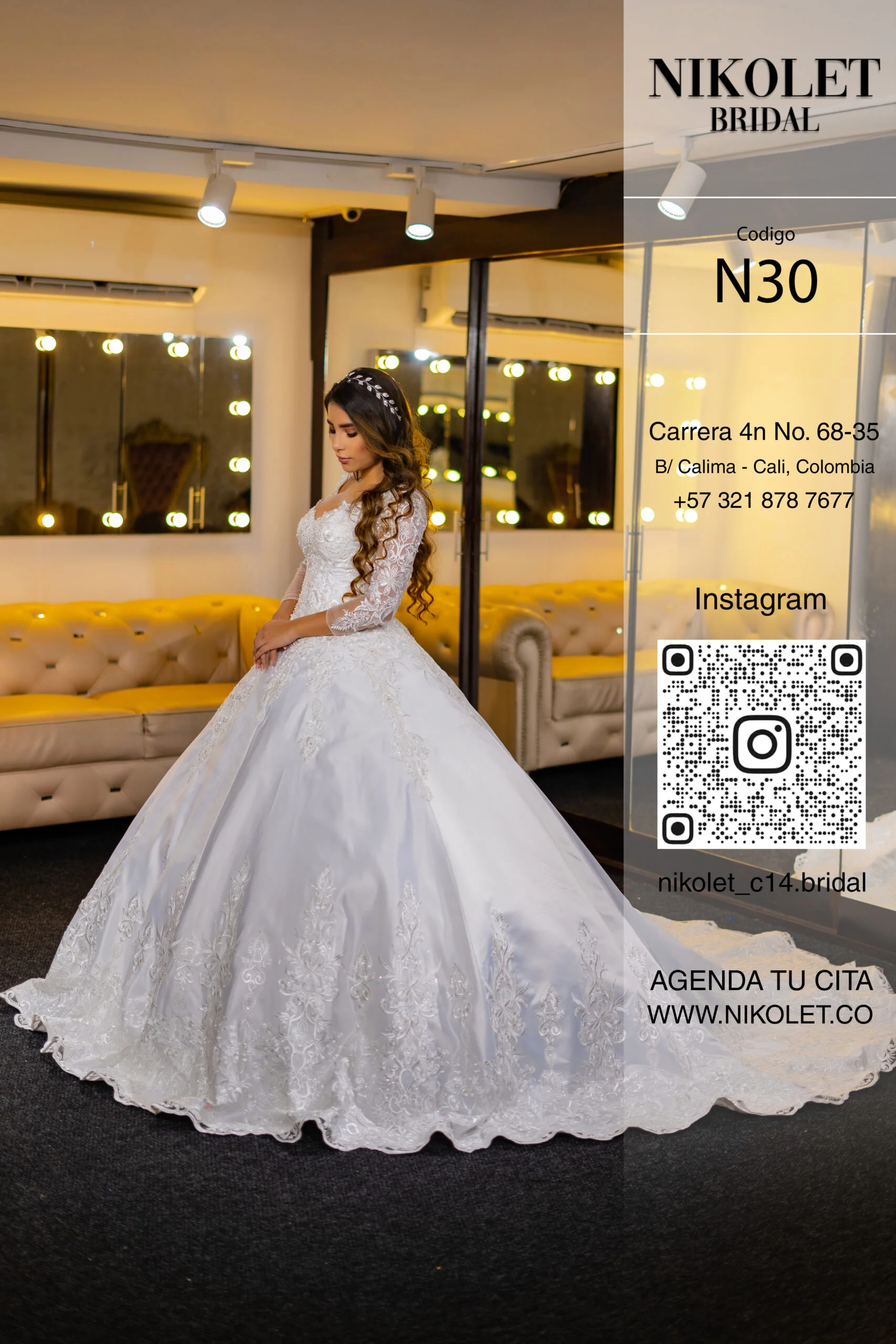Vestido blanco N30 - Image 3