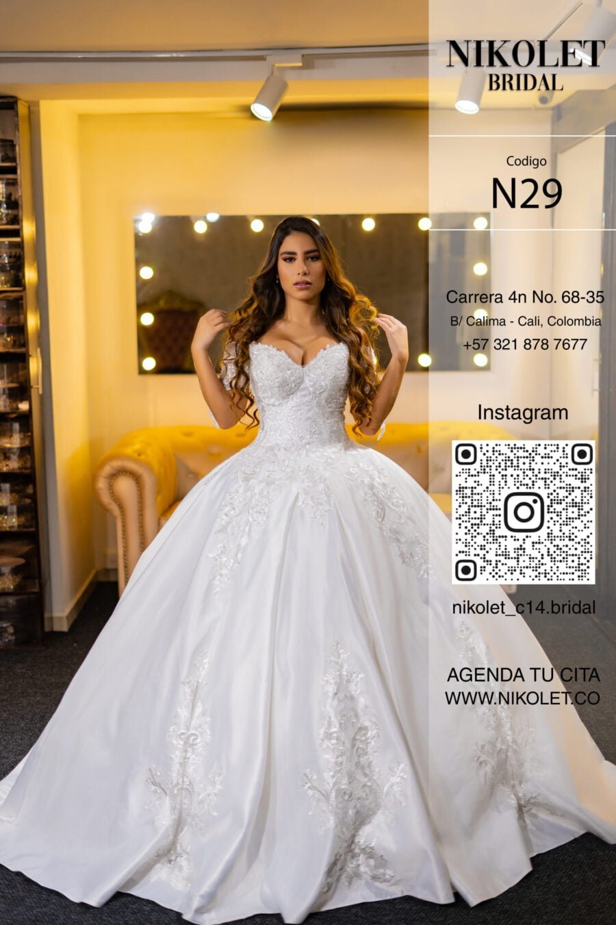 Vestido blanco N29