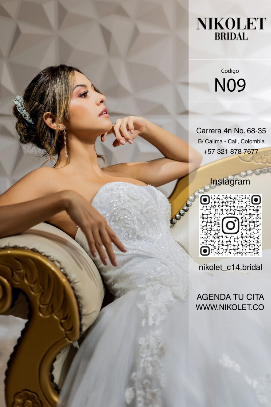 Vestido blanco N09