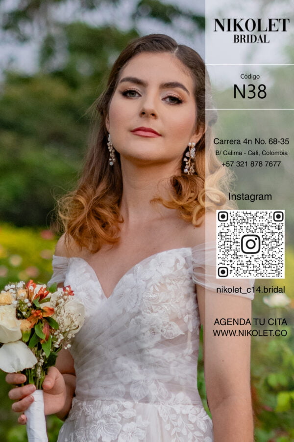 Vestido blanco N38 - Image 3