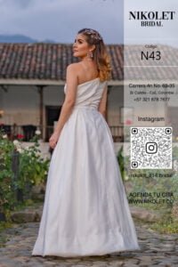 Vestido blanco N43