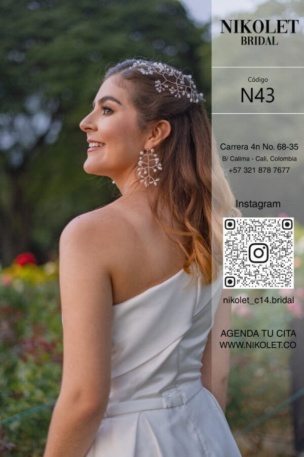 Vestido blanco N43 - Image 3