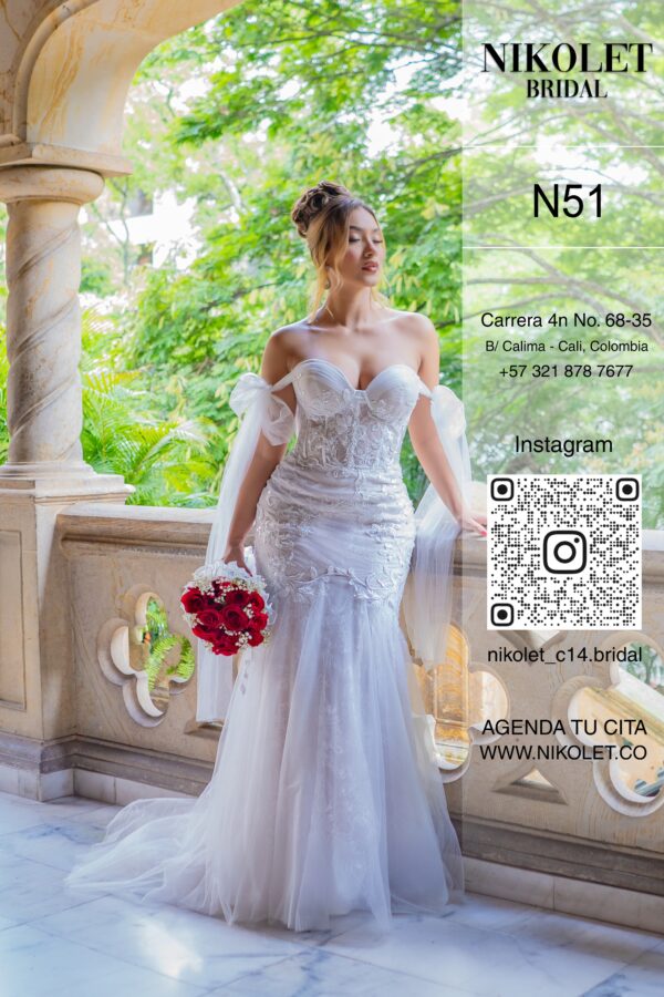 Vestido blanco N51 - Image 4