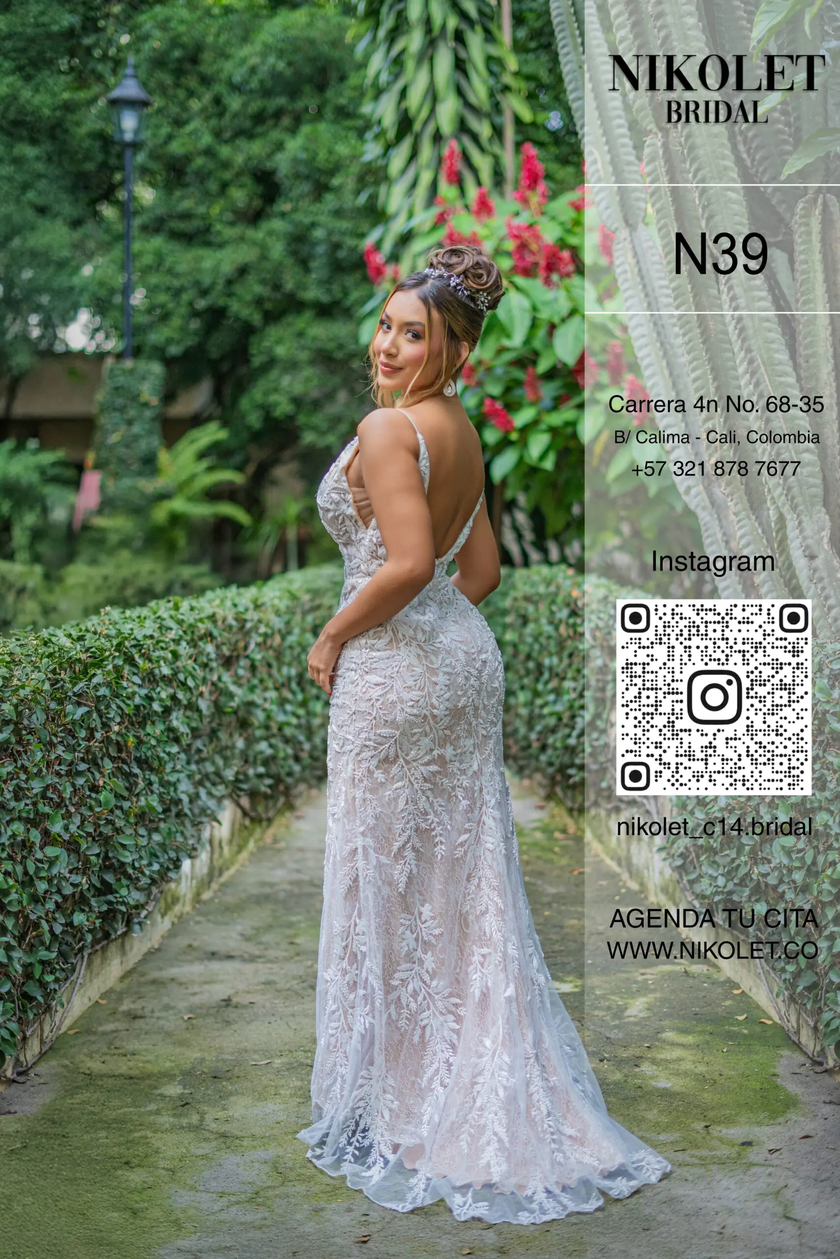 Vestido blanco N39 - Image 3