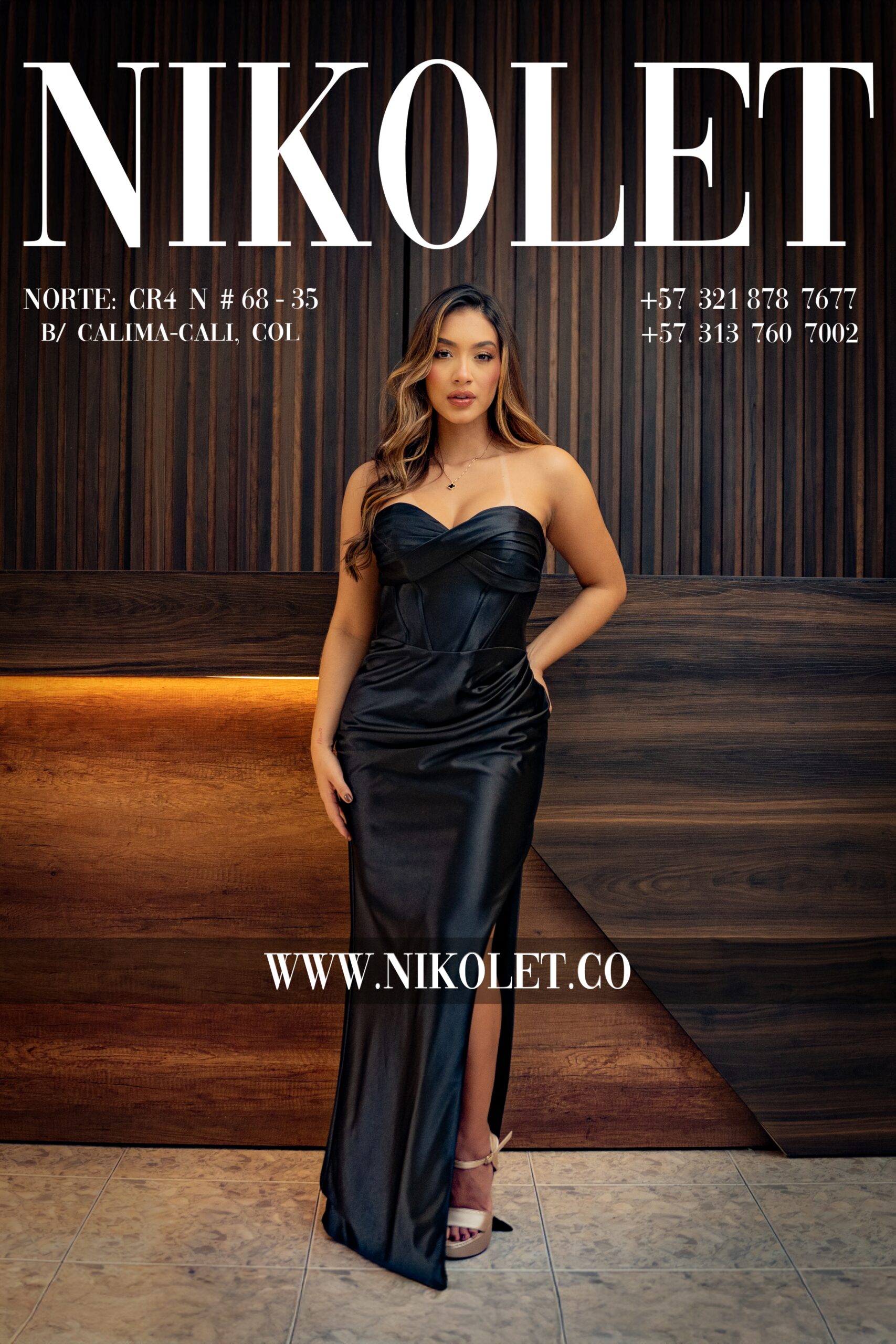 Vestido gala - L105