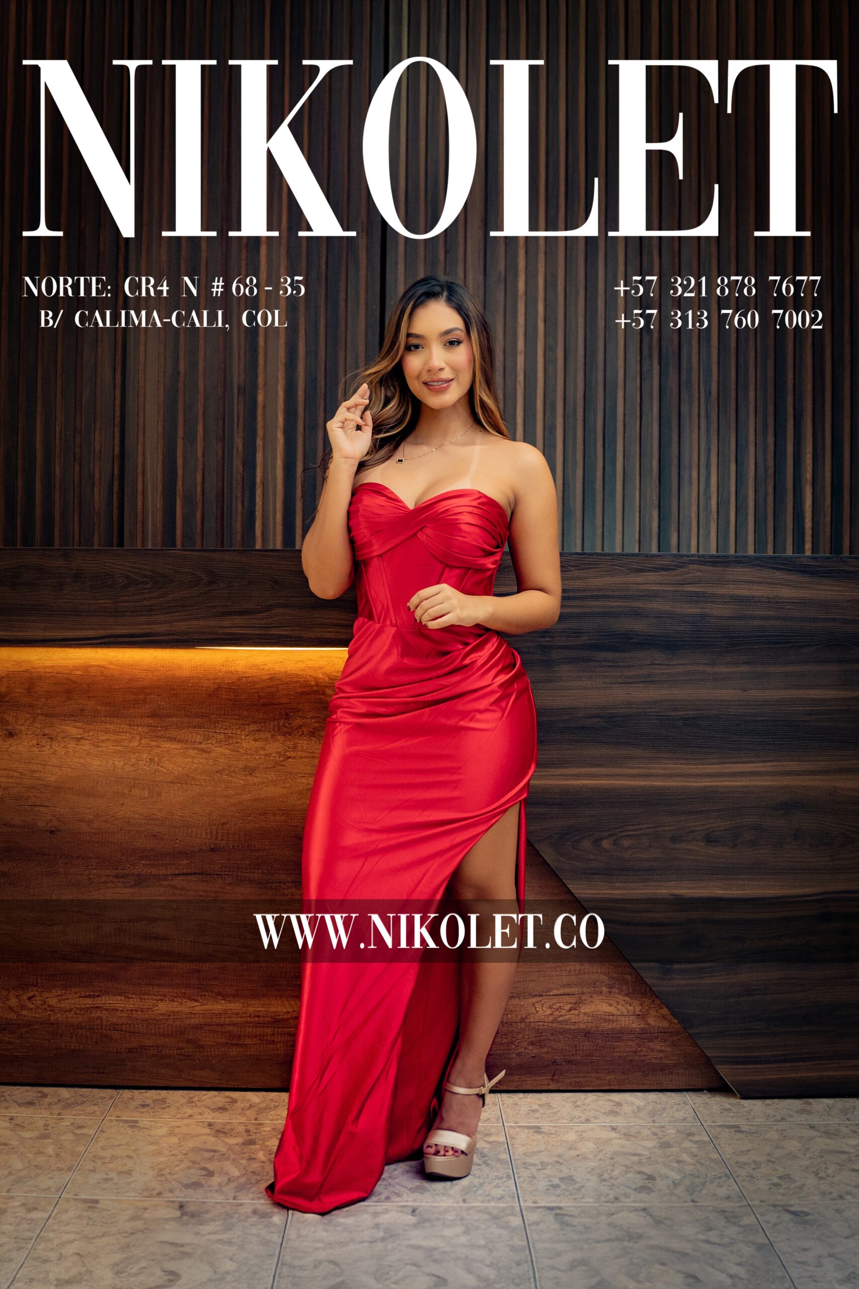 Vestido gala - L105