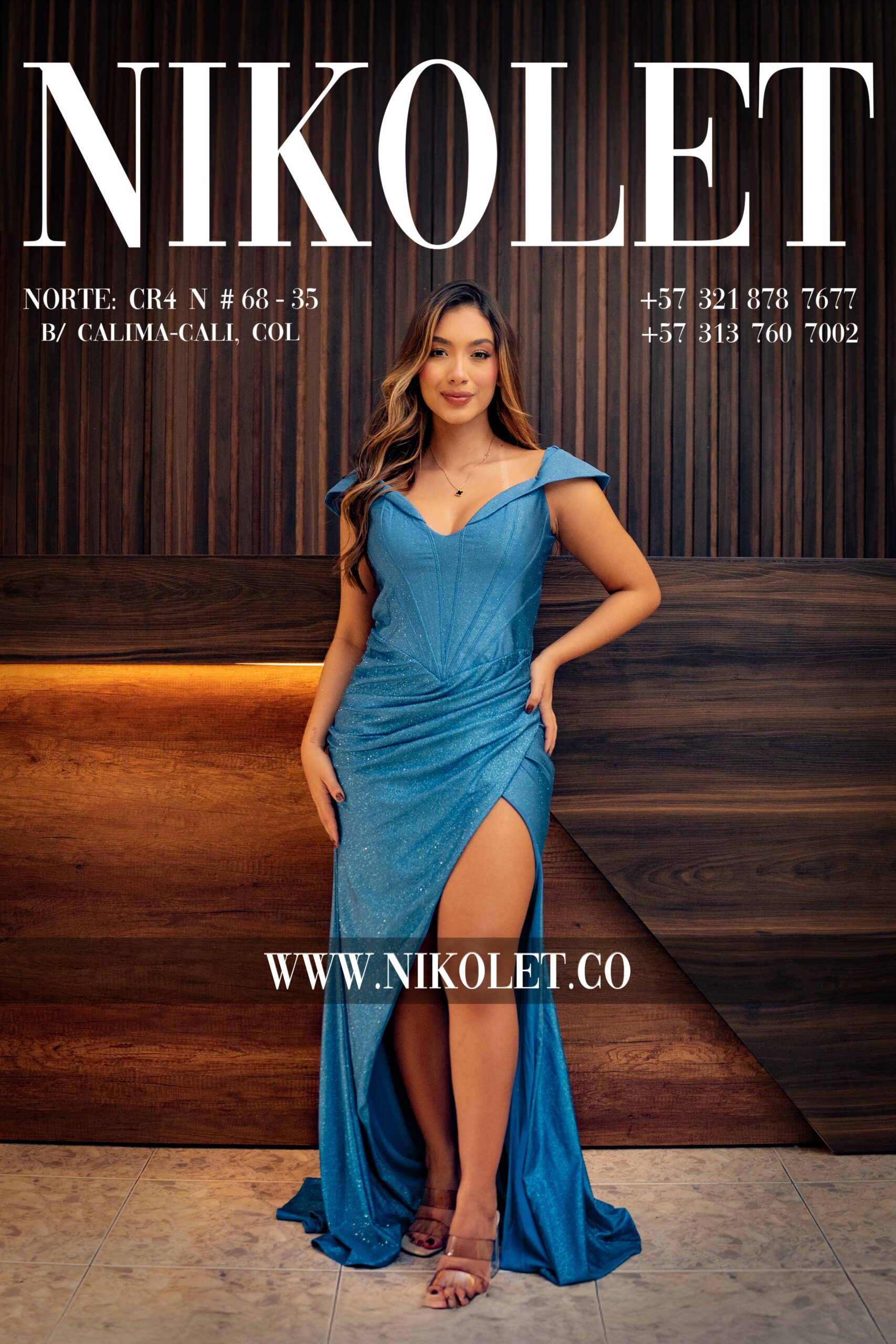 Vestido gala - L108