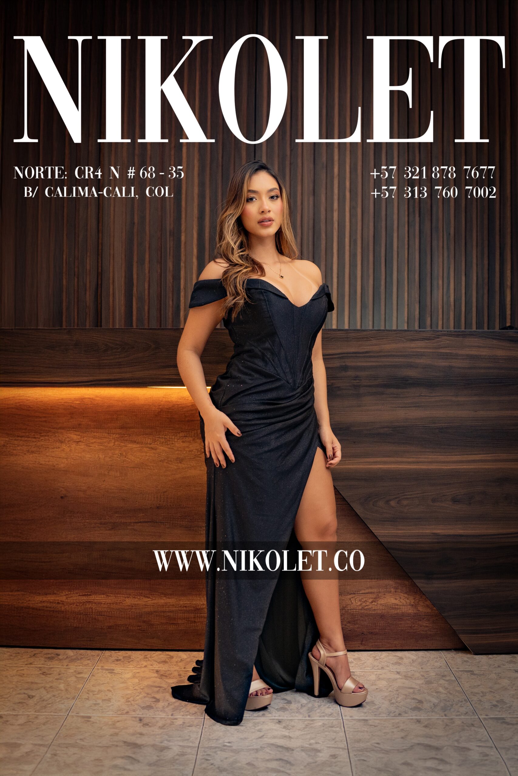 Vestido gala - L108