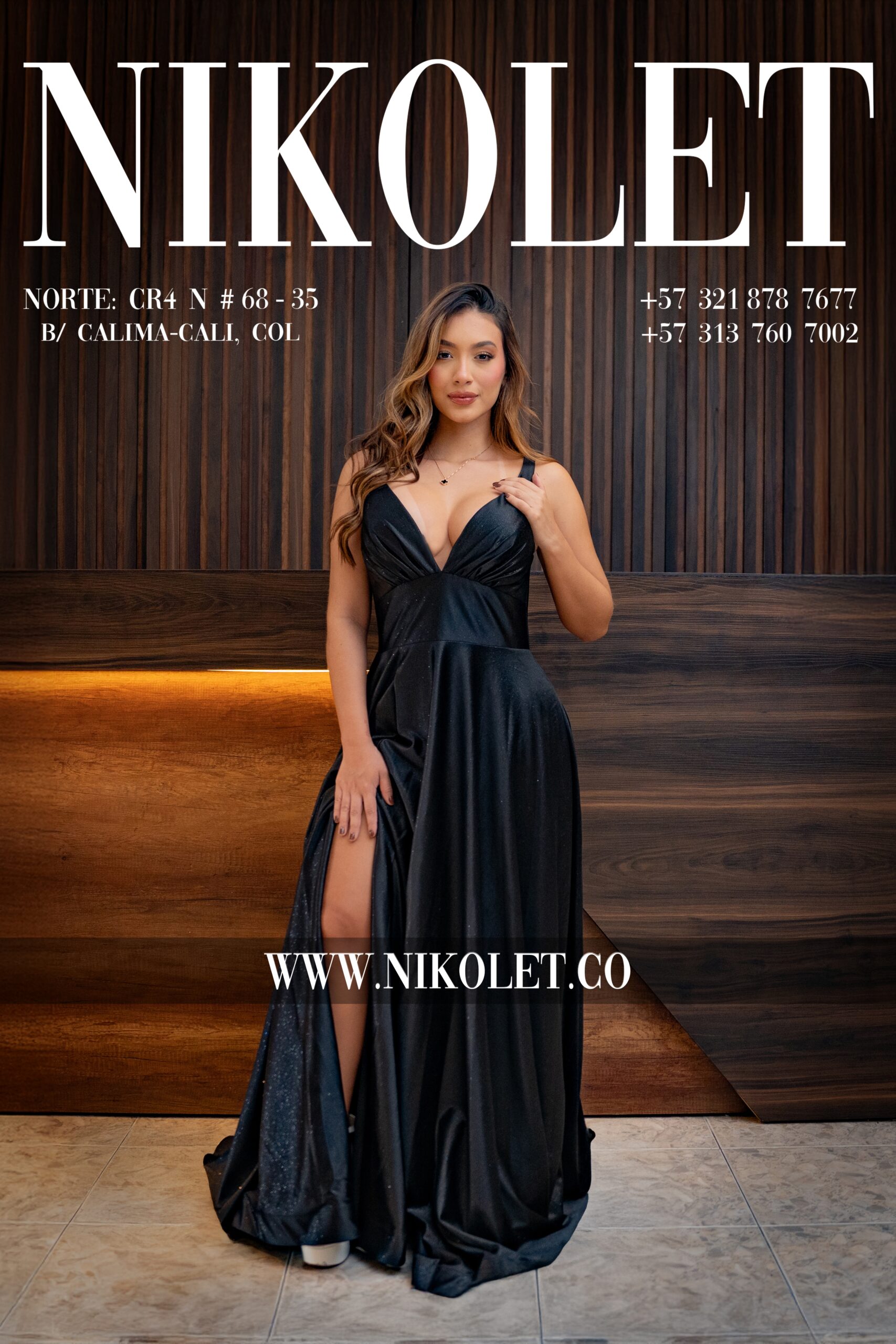 Vestido gala - L112