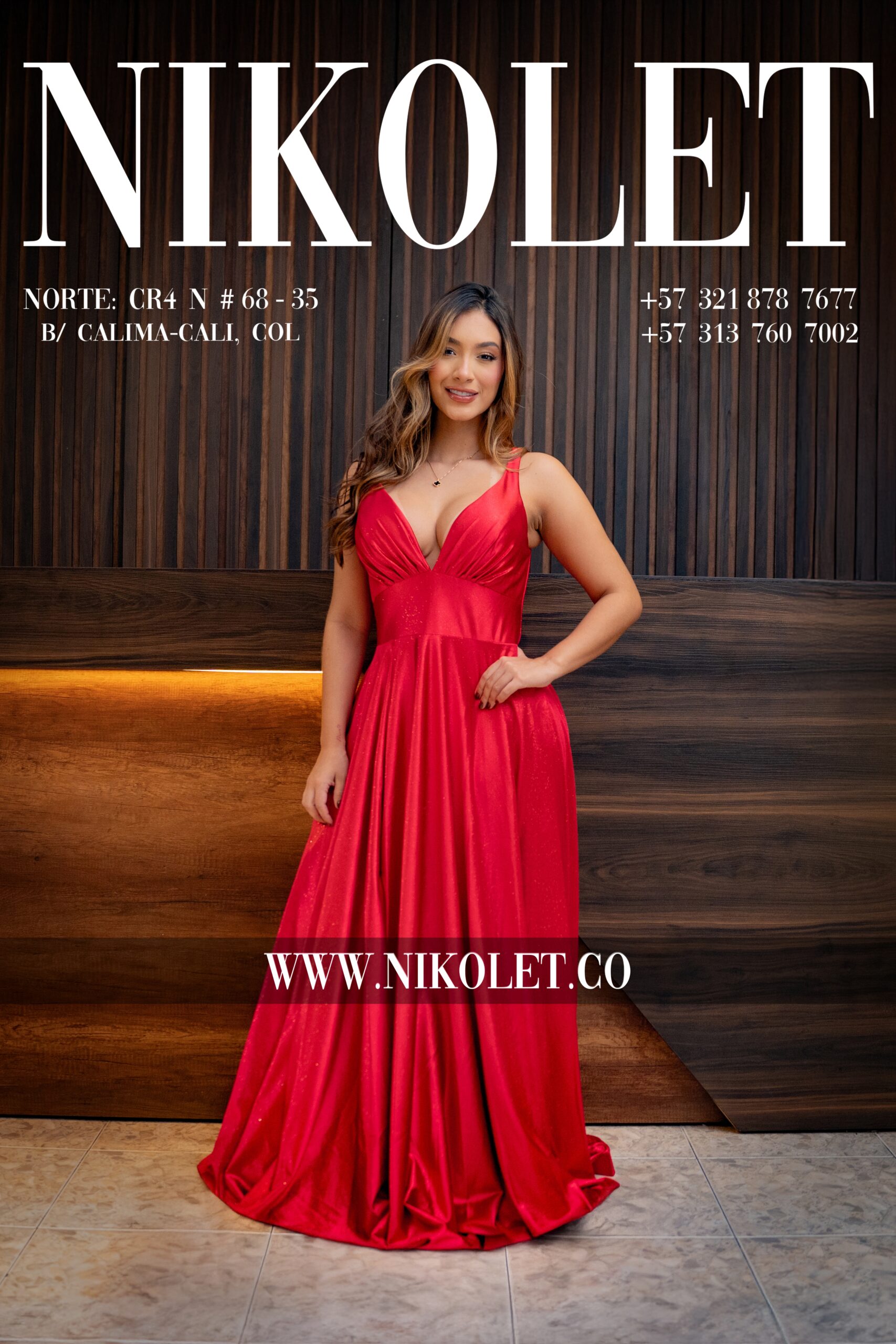 Vestido gala - L112