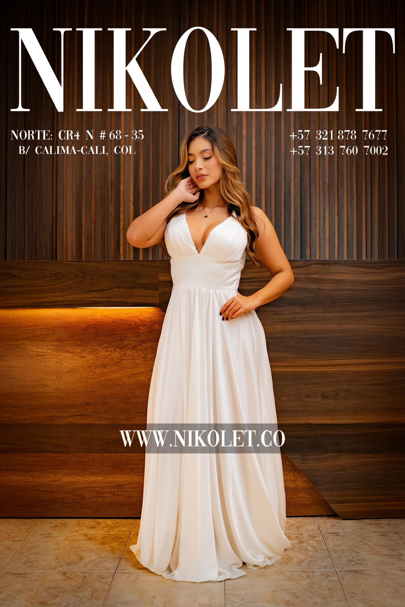 Vestido gala - L113