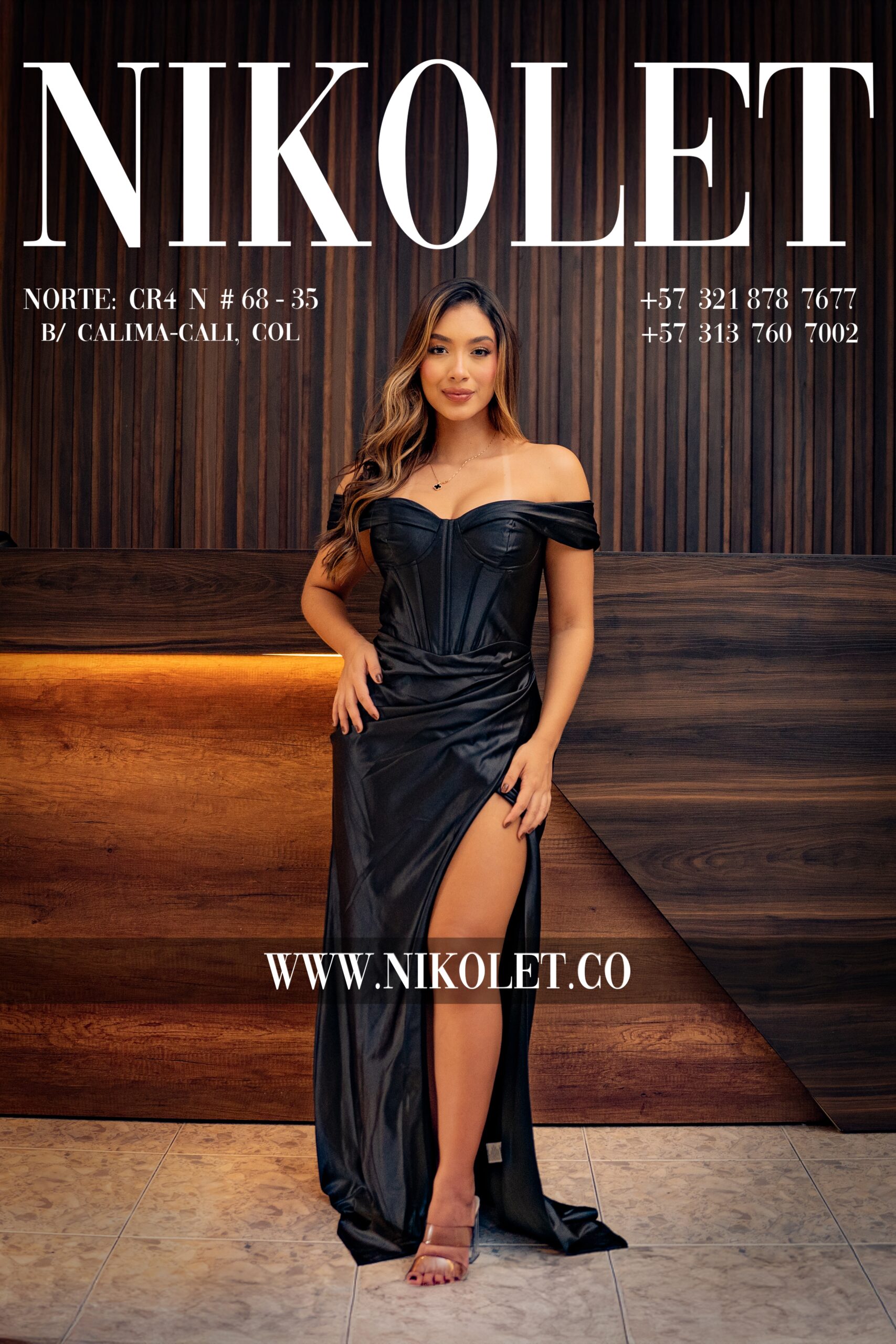 Vestido gala - L114