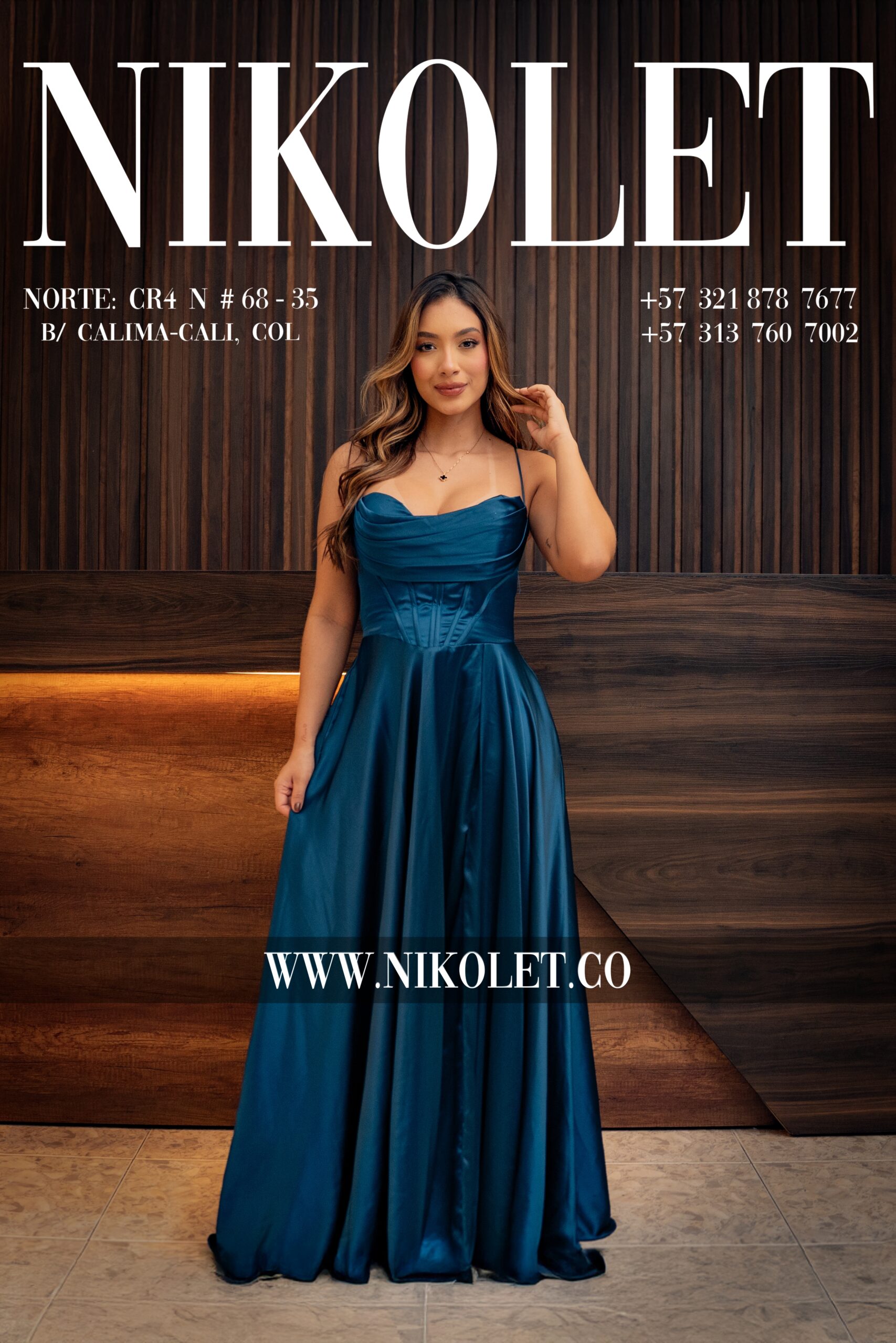 Vestido gala - L116