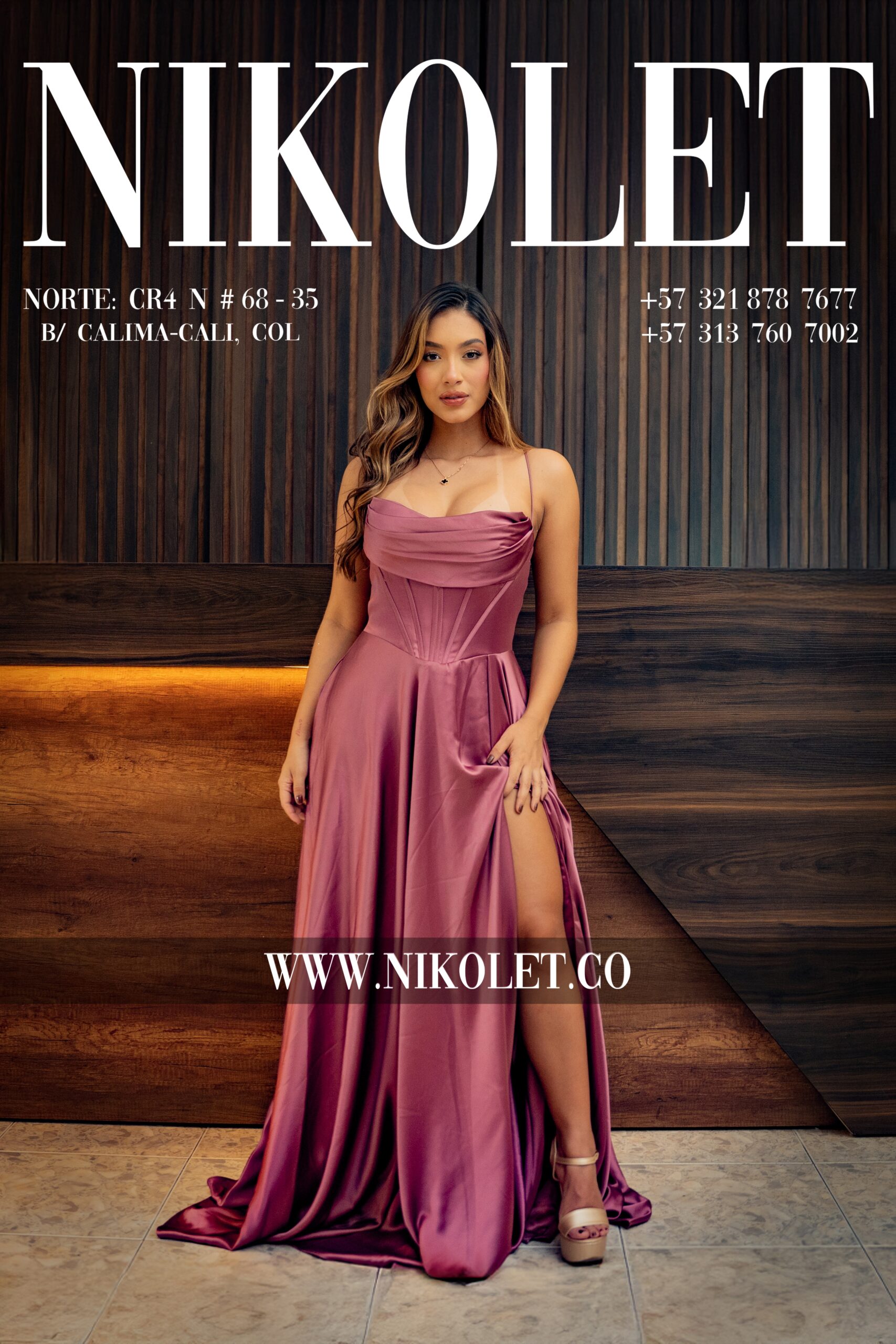 Vestido gala - L116