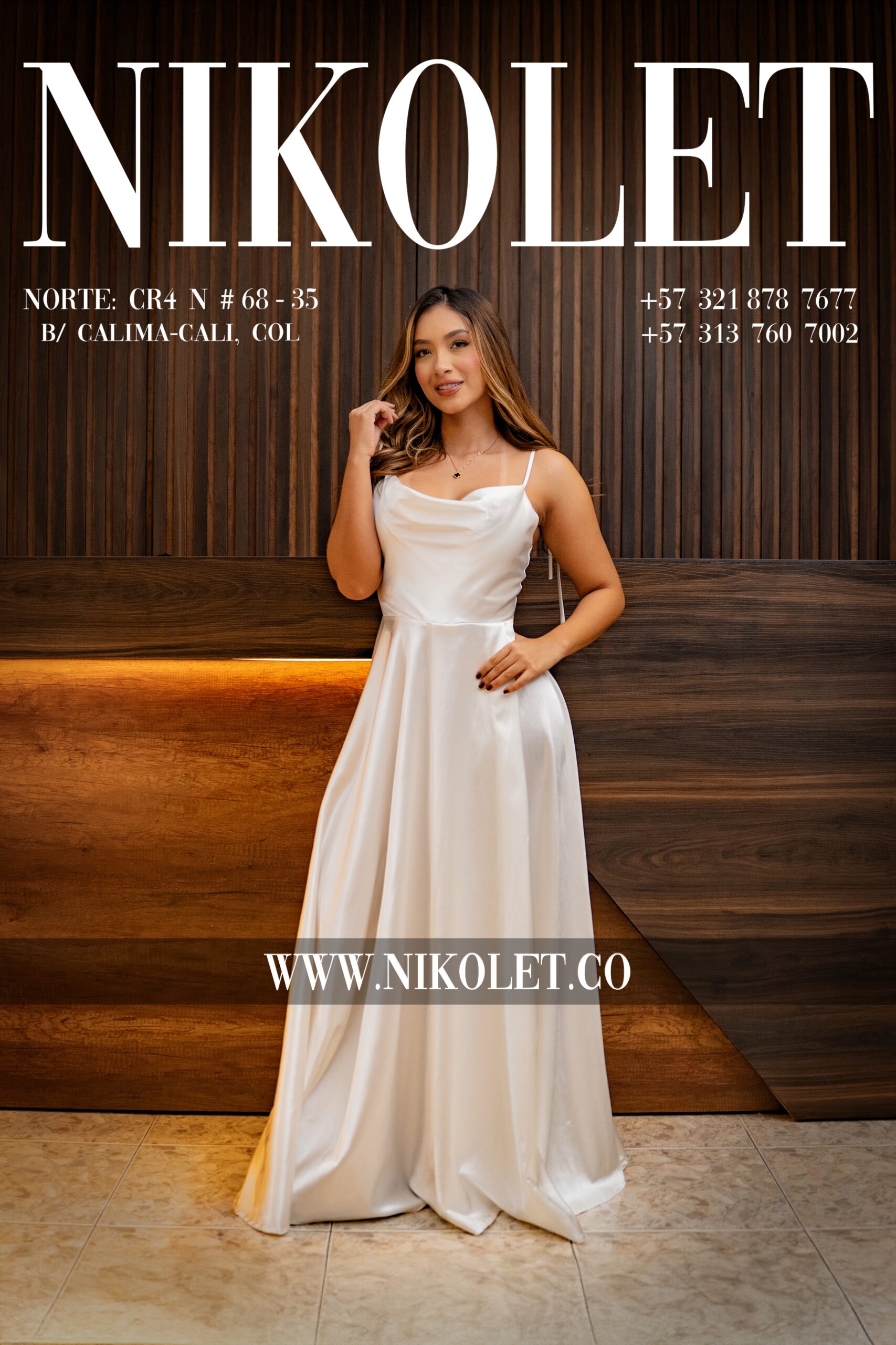 Vestido gala - L121