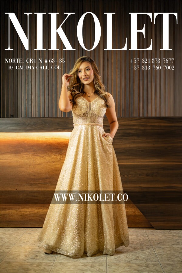 Vestido gala - L087