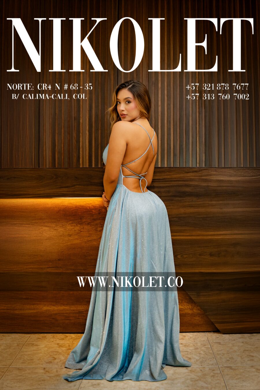 Vestido gala - L107