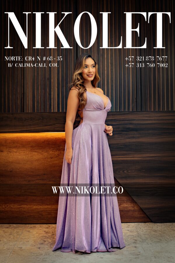 Vestido gala - L107