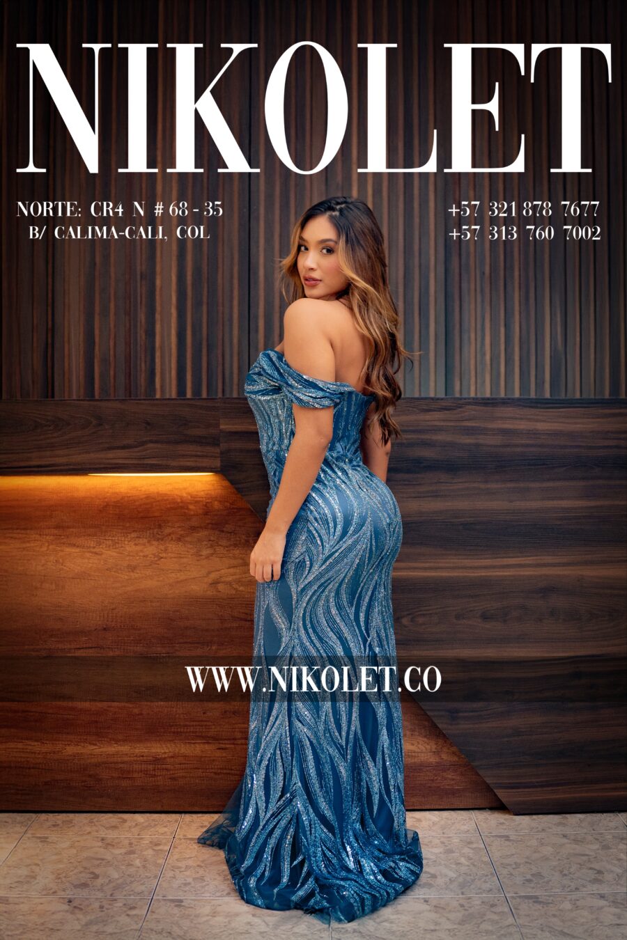 Vestido gala - L110
